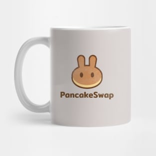 PancakeSwap CAKE Crypto Coin Brown Letters Vintage Mug